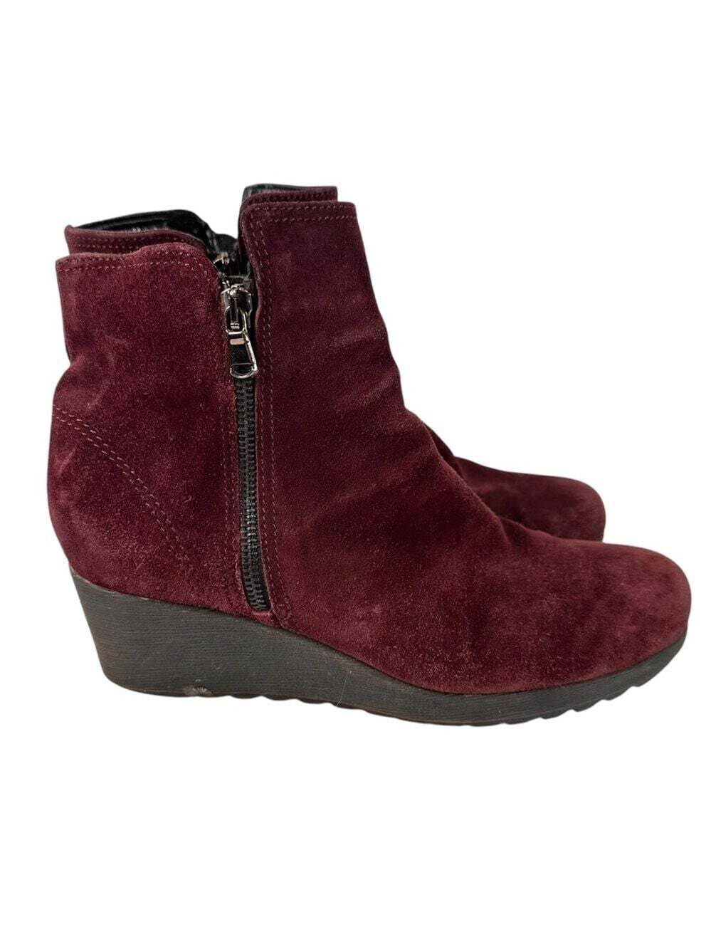 The Flexx Burgundy Suede Boots Women’s 8.5 Comfortcore Chic Footwear